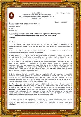 ESI CERTIFICATE OF ORGANIZATION